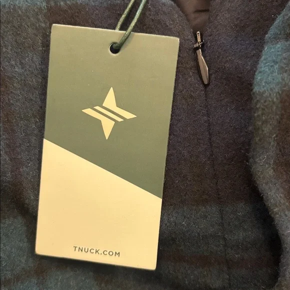 NWT Tuckernuck Blackwatch Plaid Wool Blend 3/4 Sleeve Faye Blouse Extra Small - Picture 7 of 8